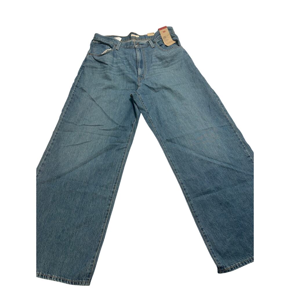 Levi’s Cinch Baggy Jeans Size 33 Medium Wash High Rise NWT